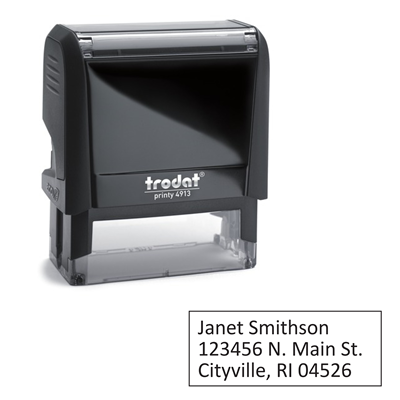 2.25" x 0.875" Stamp