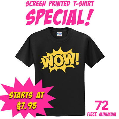 Screen Print Special - 1 Color / 1 Location T-shirt