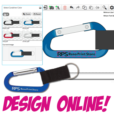 Design Online Carabiner Keyring