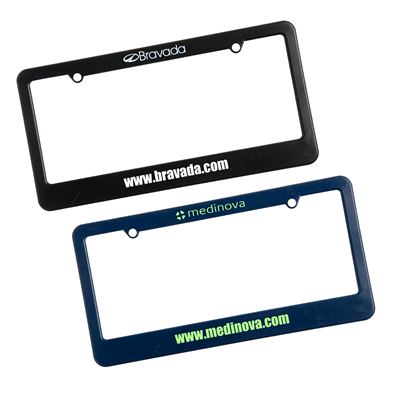 License Plate frames - Plastic