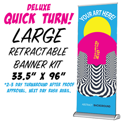 #7 - Quick Turn Deluxe Retractable Banner