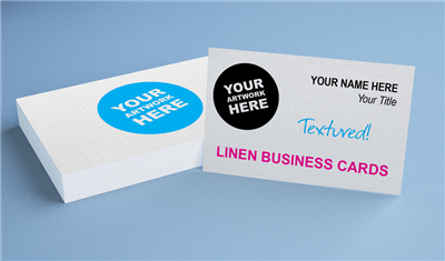 Linen Business Cards - Digital