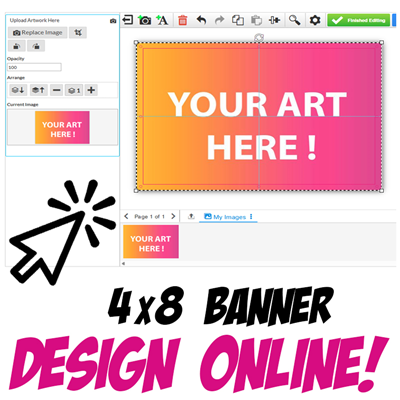 Design Online 4x8 Vinyl Banners