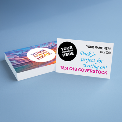 18pt C1S Business Cards