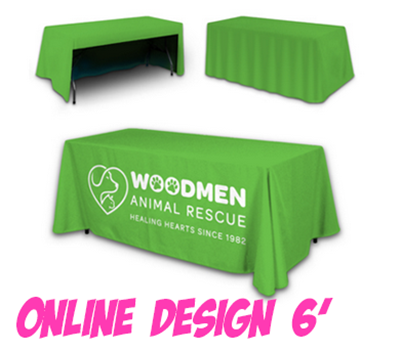 Design Online - 6' Drape Tablecloth 