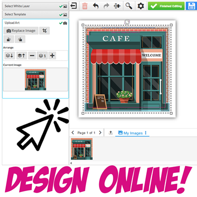 Design Online Square Stickers