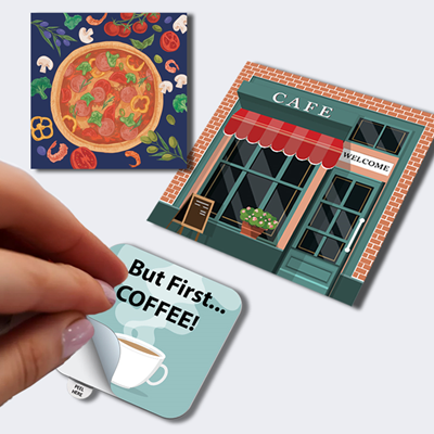 Vinyl Square Stickers