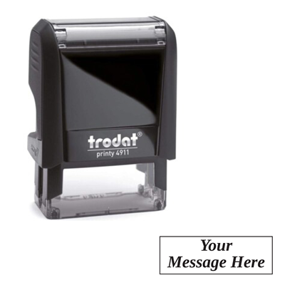 1.5" x 0.5" Stamp - TEXT ONLY