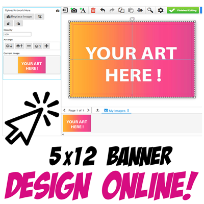 Design Online 5x12 Vinyl Banners