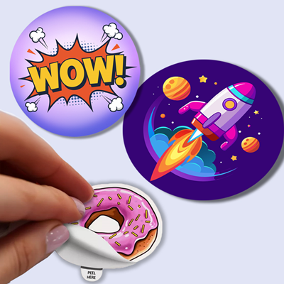 Vinyl Circle Stickers