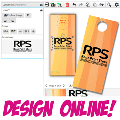 Design Online - 3.5x8.5 Door Hangers
