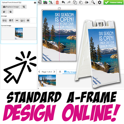 Design Online Standard A-Frames