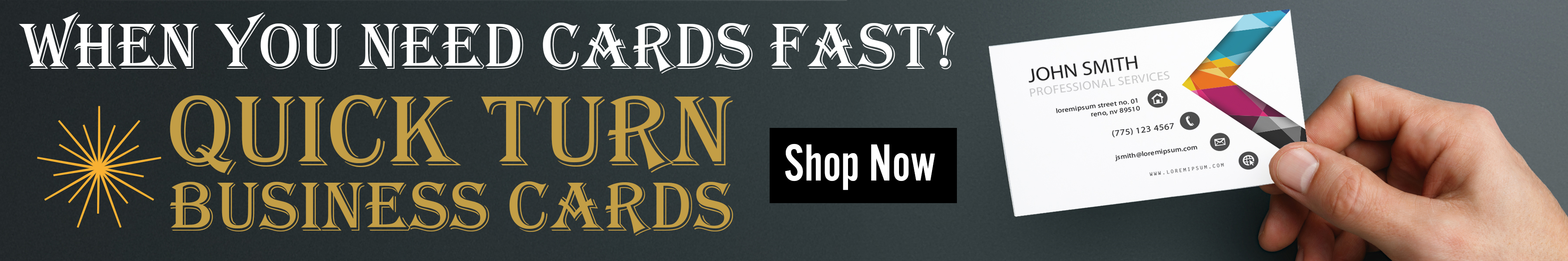 Quick Turn Business Cards